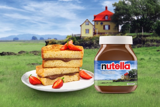 Nutella® & Strawberry French Toast Sandwich