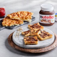 Feteer Bites with Nutella® & Pistachios