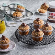Oat Tahini Muffin with Nutella®
