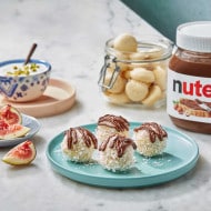 Coconut balls and Nutella® 