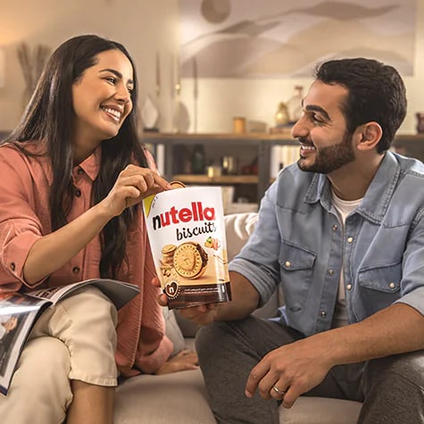 Nutella Biscuits Sharing | Nutella