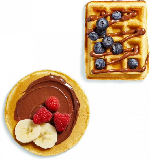 Pancake and Waffle | Nutella