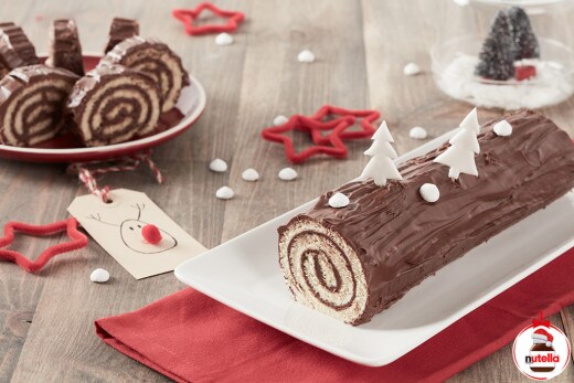 Christmas roll cake with Nutella ® | Nutella ®
