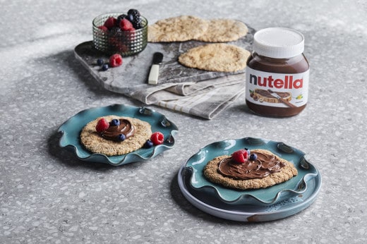 Nutella® Mana’ish with Berries