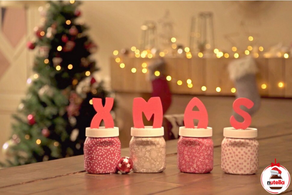 Christmas Home Letters decoration | Nutella