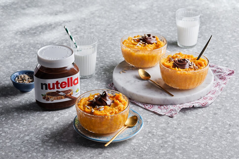 Mashed Sweet Potatoes with Nutella®