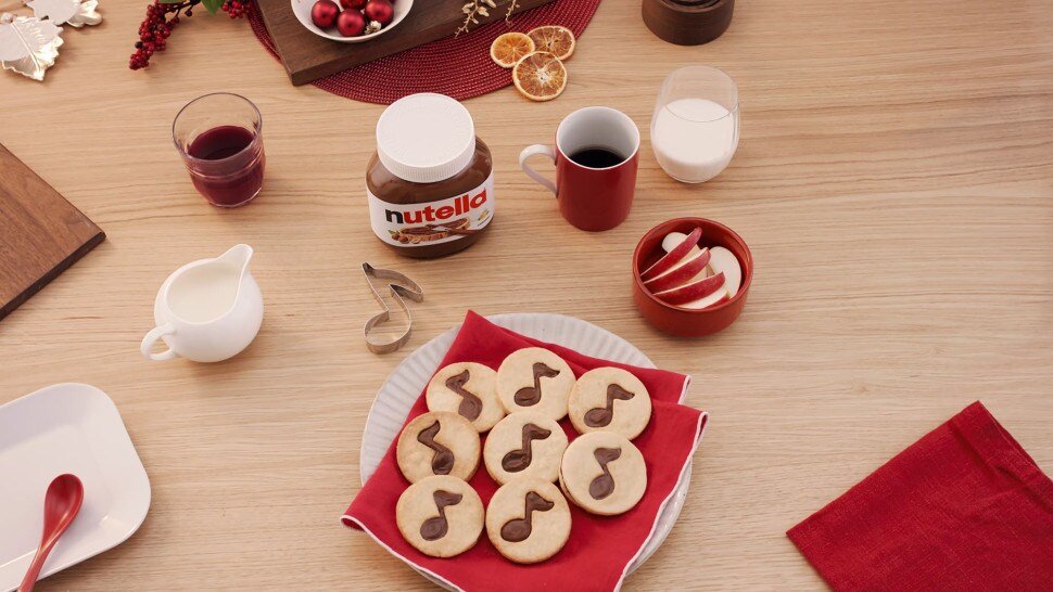 Christmas Note Cookies by Nutella®