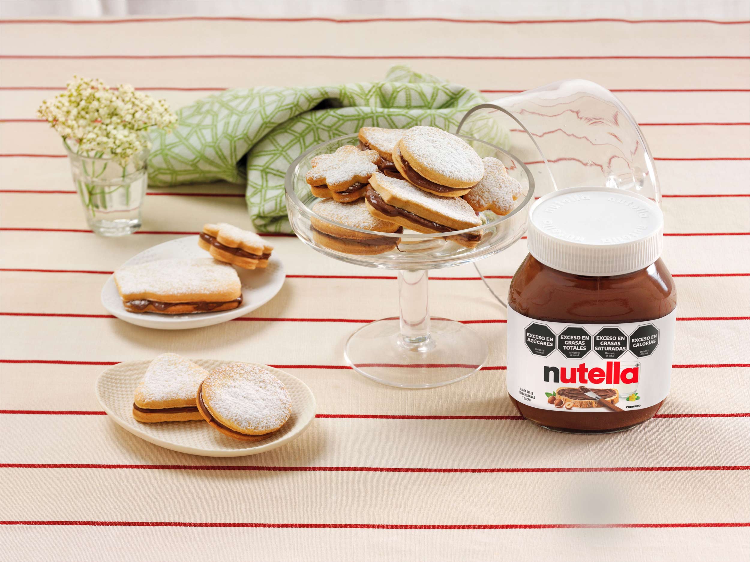 Galletas rellenas de Nutella®