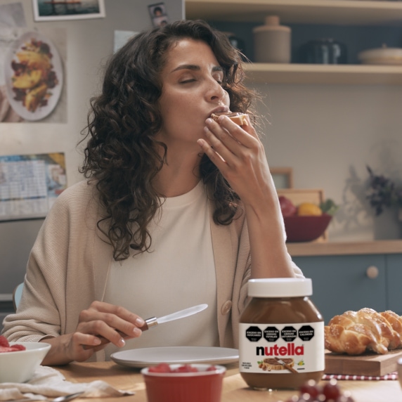 Sacáte una foto con Nutella