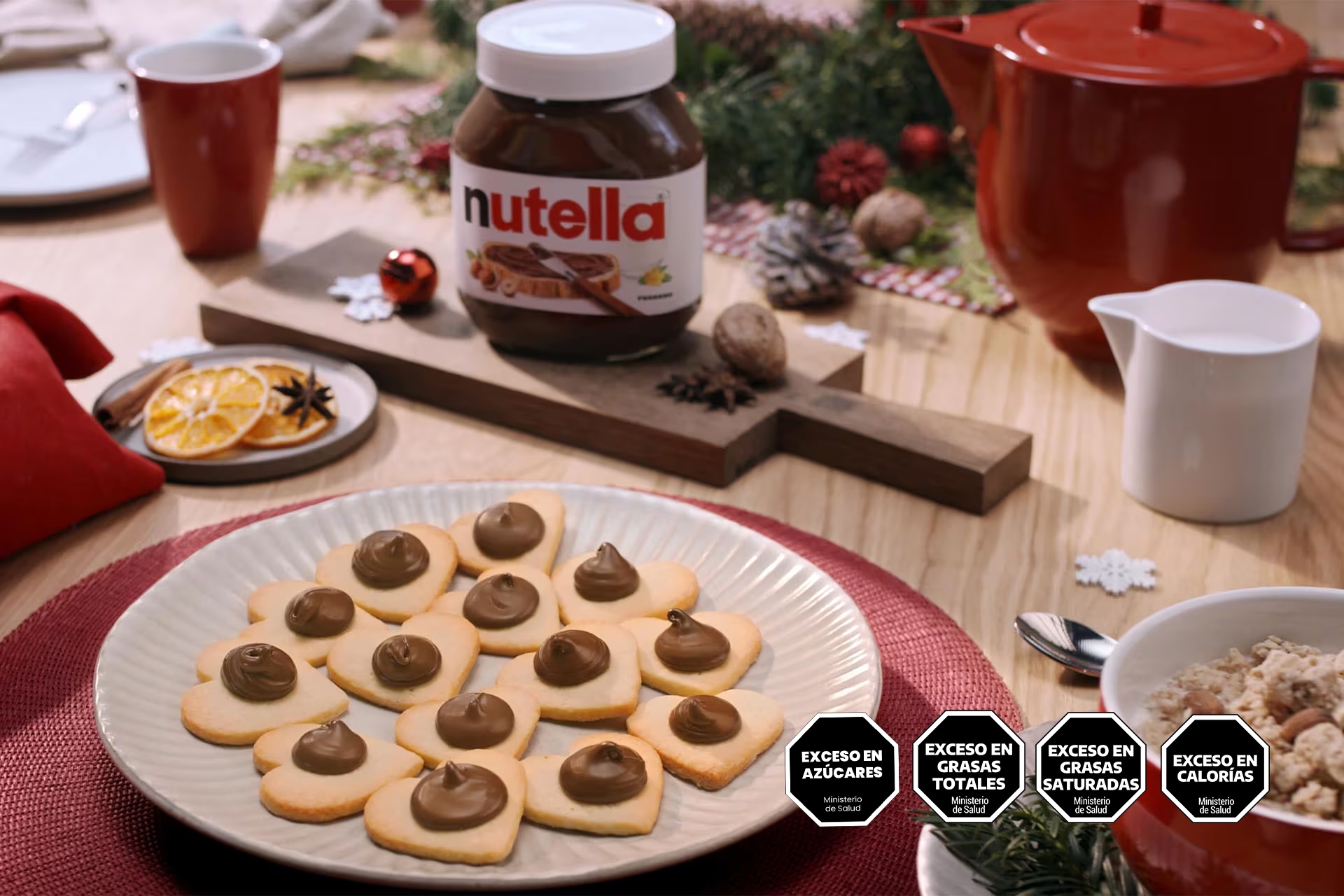 Receta Cookies de Corazón con Nutella® 