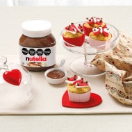 Valentine's Muffins with Nutella® and Walnuts