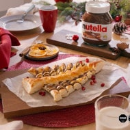 Receta de Arbolito de hojaldre con Nutella® 