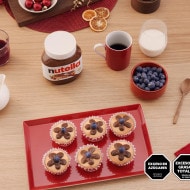 Muffins de navidad por Nutella