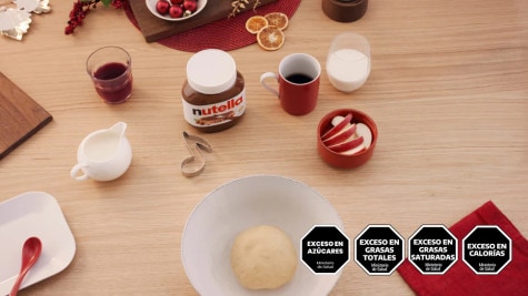 Galletas musicales por Nutella - step 1