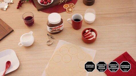 Galletas musicales por Nutella - step 3