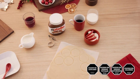 Galletas musicales por Nutella - step 3