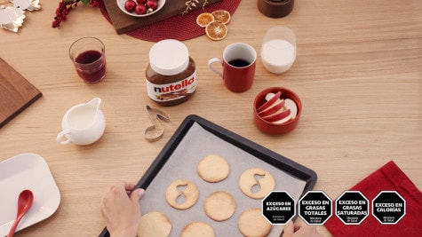 Galletas musicales por Nutella - step 4