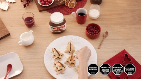 Arbolito de hojaldre por Nutella - step 4