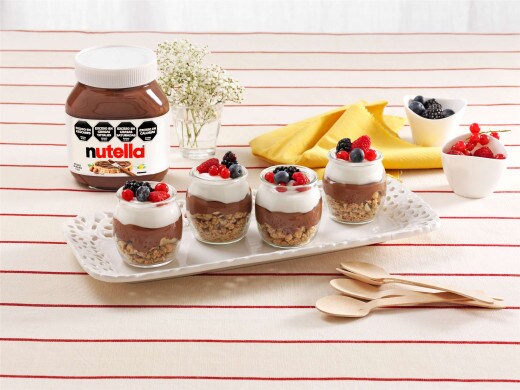 Yoghurt and Muesli with Nutella