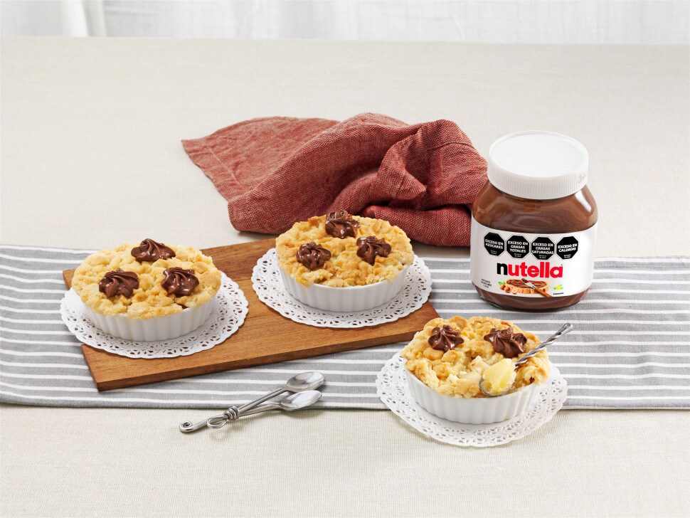 Apple Crumble with Nutella®