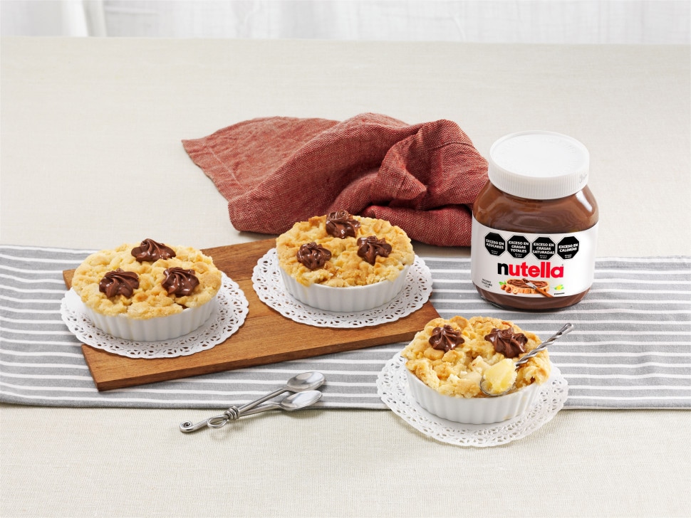 Apple Crumble with Nutella®