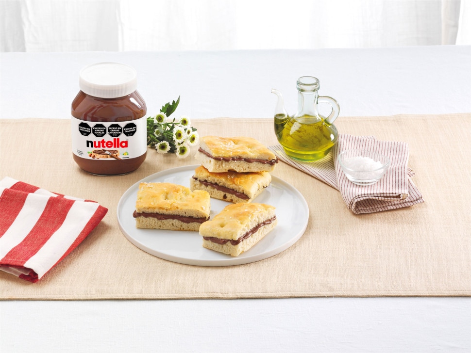 Focaccia with Nutella®