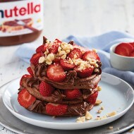 Tasty Nutella Protein Pancakes 