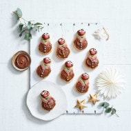 Nutella® and Pampas™ Puff Pastry Snowmen