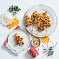 Nutella® and Pampas™ Puff Pastry Christmas Tree Skewers