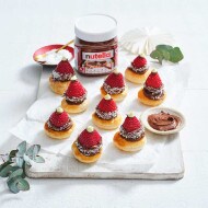 Strawberry Santa Hats with Nutella® & Pampas™ Puff Pastry