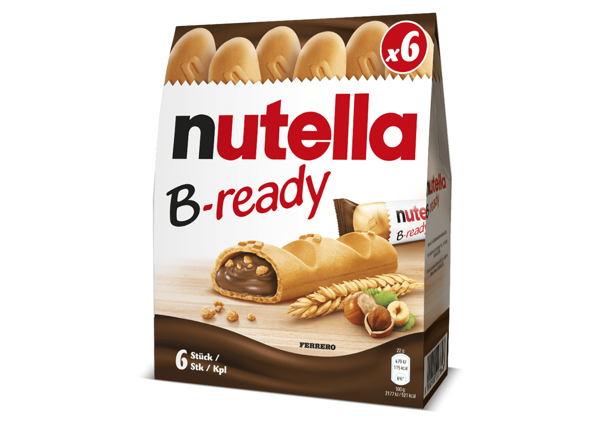 Nutella B-Ready Multipack 6 Pieces