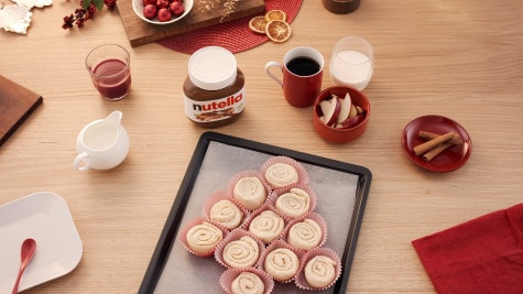 Christmas Cinnamon Rolls with Nutella® step 3
