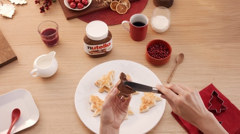 Christmas Mini Puff Pastry Tree with Nutella® step 3