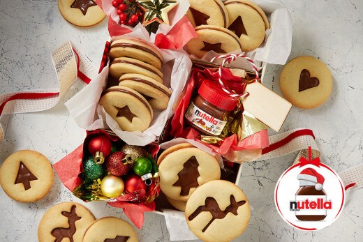 Christmas cut-out Biscuits with Nutella®