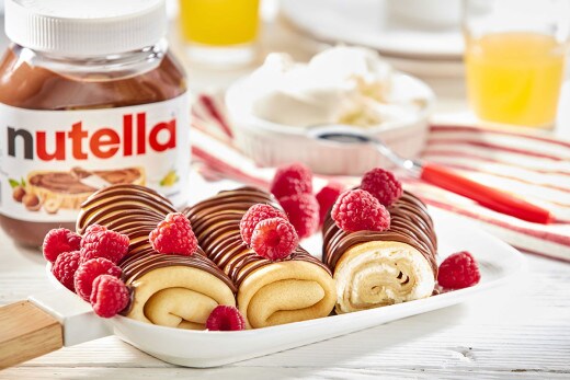 Delicious Nutella Crepes
