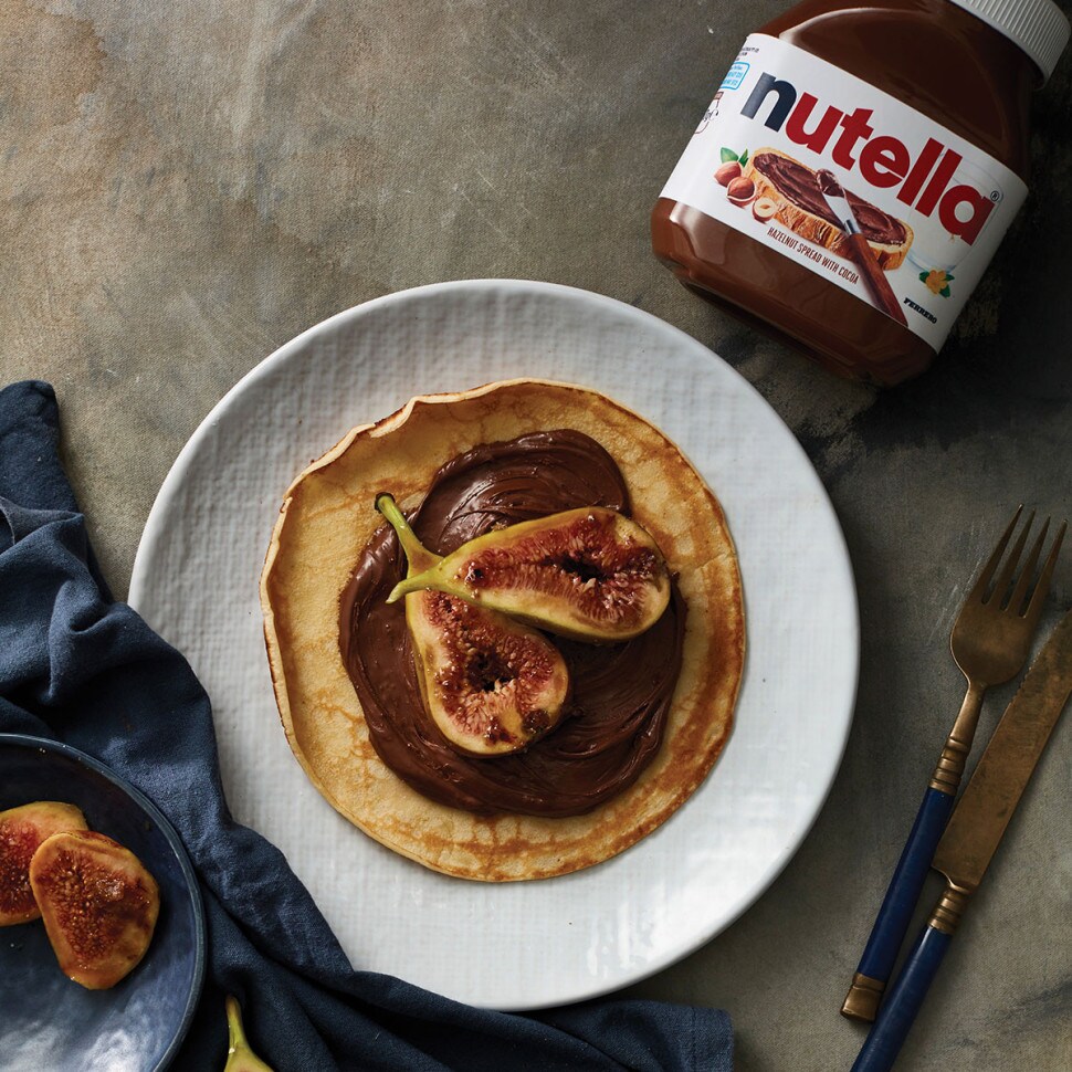 French Crepes with Nutella® & Caramelised Figs