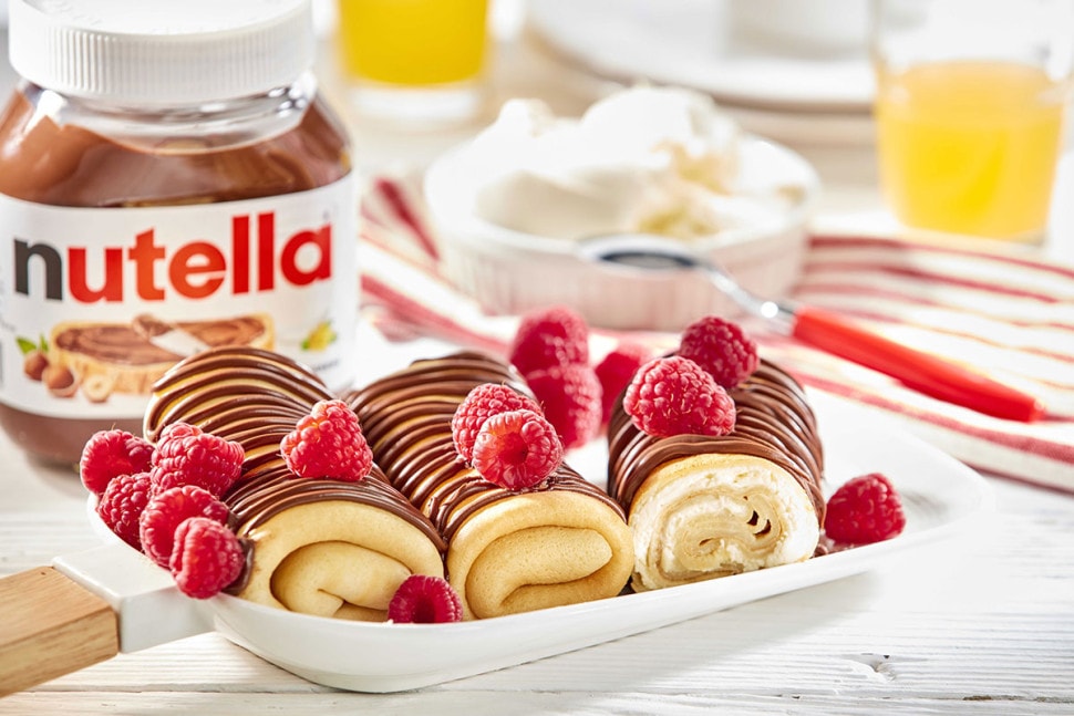 Delicious Nutella Crepes