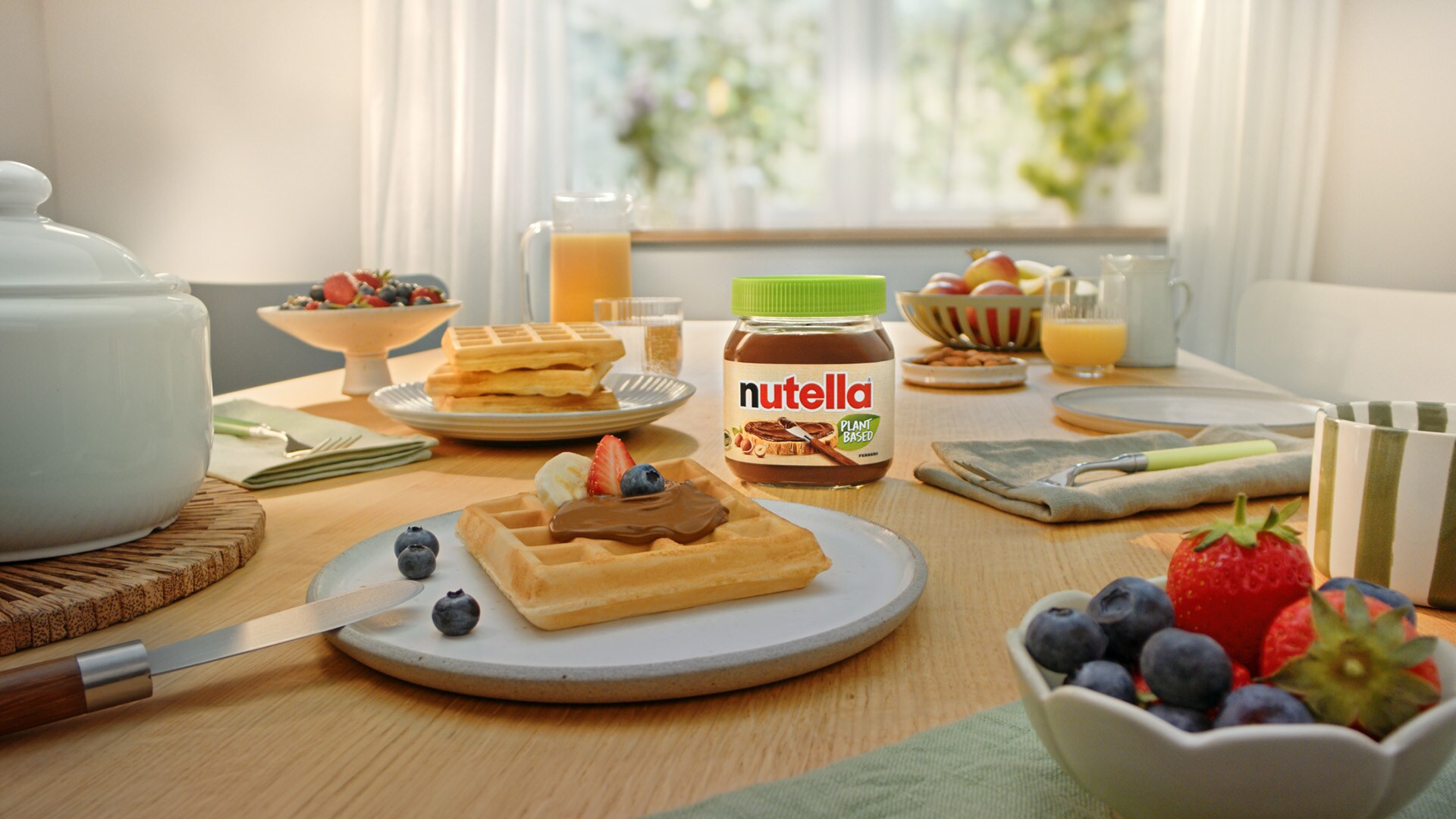 Nutella® vegāno vafeļu recepte