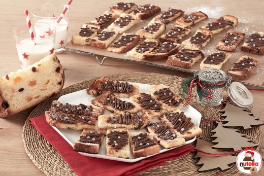 Traškios itališko pyrago riekelės su „Nutella®“ | Nutella
