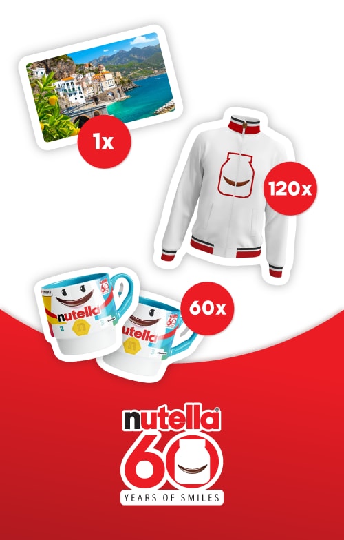 Celebrate Nutella 60-year anniversary with unique Nutella prizes! - card
