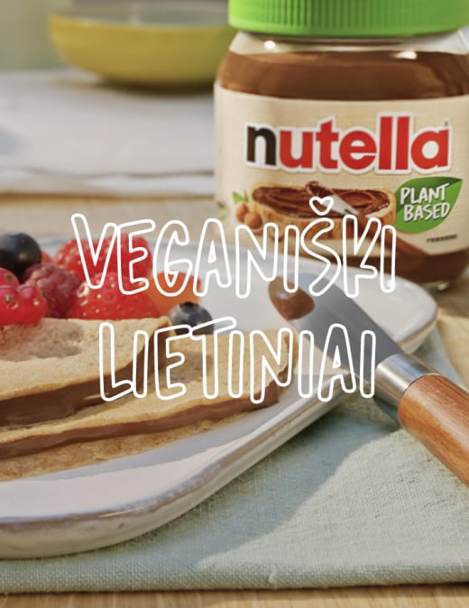 Vegan pannkoogid ja Nutella® Plant-Based