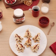 Mini sapin feuilleté de Noël au Nutella® 