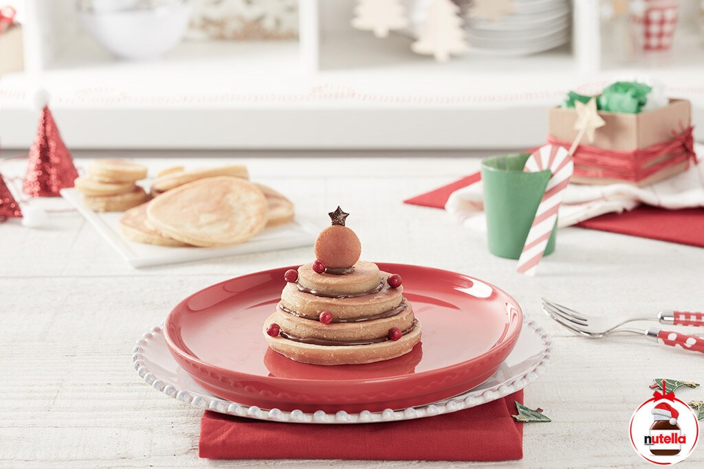 Kerst pancakes met Nutella®