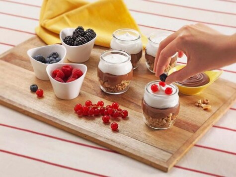 Verrines de yaourt et muesli au Nutella®  - Step 2