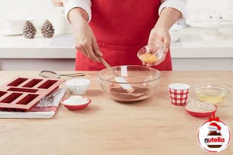Petits gâteaux au gianduja (chocolat et noisettes) et Nutella® 1 | Nutella