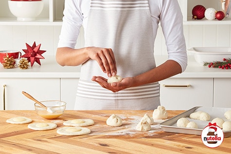 Sneeuwman puddingbroodjes met Nutella® 8 | Nutella®