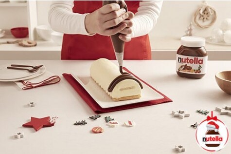 Bûche de Noël Pomme Vanille et Nutella® Step 7 | Nutella® Bûche de Noël Pomme Vanille et Nutella® Step 7 | Nutella®