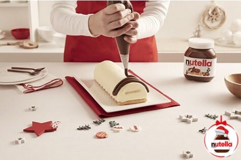 Bûche de Noël Pomme Vanille et Nutella® Step 7 | Nutella®