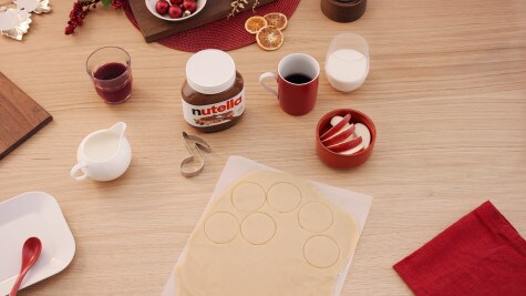 Biscuits de Noël en forme de note de musique au Nutella® 3