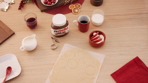 Biscuits de Noël en forme de note de musique au Nutella® 3